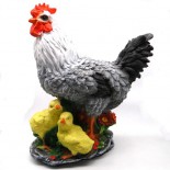 Садовая фигура Курица с цыплятами малая - Оптовая компания УДАЧА 96 Екатеринбург