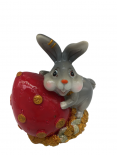 Копилка кролик с ягодой 12 см/ символ 2023 года/ новый год/ сувенир/ 09229-3А - Оптовая компания УДАЧА 96 Екатеринбург