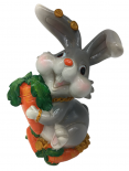 Копилка кролик с морковкой 17см/ символ 2023 года/ подарок на новый год/ сувенир / 09227-3-2В - Оптовая компания УДАЧА 96 Екатеринбург