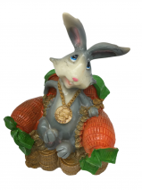 Копилка кролик с морковью 13см/ символ 2023 года/ подарок на новый год/ сувенир/ 909890В - Оптовая компания УДАЧА 96 Екатеринбург
